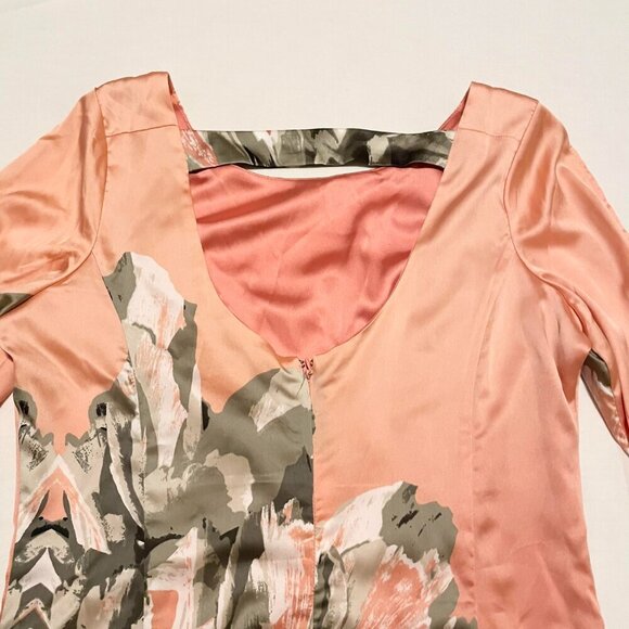 Le Chateau Floral Long Sleeve Dress Womens Size XL Sleeve Slip Dress - Picture 15 of 16